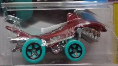 Hot Wheels 2024 #018/250 Shark Bite, NEW/LOOSE, oxblood