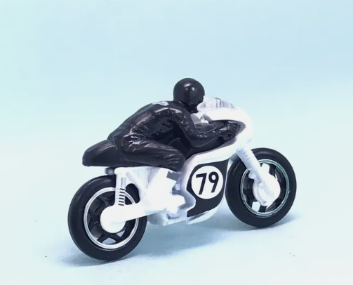 Hot Wheels 2024 #190/250 1966 Triumph Tiger 100, NEW/LOOSE, white