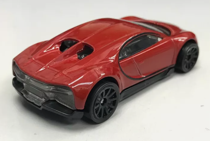 Hot Wheels 2024 #201/250 Bugatti Chiron, NEW/LOOSE, red