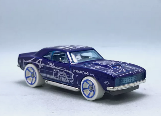 Hot Wheels 2024 #084/250 '67 Camaro, NEW/LOOSE, indigo blue