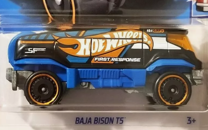 Hot Wheels 2024 #058/250 Baja Bison T5, NEW/LOOSE, black