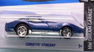 Hot Wheels 2024 #109/250 Corvette Stingray, NEW/LOOSE, blue