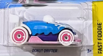 Hot Wheels 2024 #150/250 Donut Drifter, NEW/LOOSE, blue