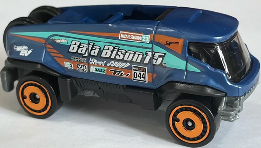 Hot Wheels 2023 #143/250 Baja Bison T5, NEW/LOOSE, dark blue