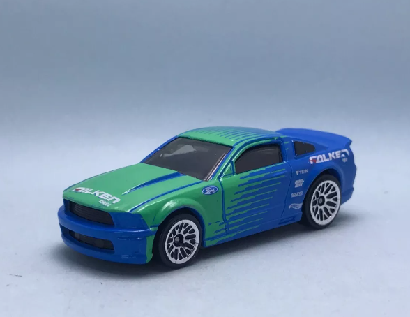 Hot Wheels 2023 #205/250 '07 Ford Mustang, NEW/LOOSE, Falken racing livery