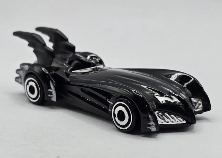 Hot Wheels 2024 #054/250 Batman & Robin Batmobile, NEW/LOOSE, black