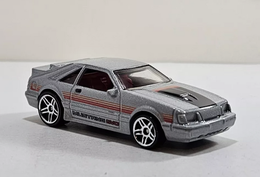 Hot Wheels 2023 #025/250 '84 Mustang SVO, NEW/LOOSE, silver