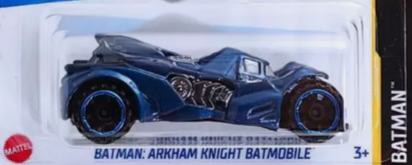 Hot Wheels 2024 #149/250 Batman: Arkham Knight Batmobile, NEW/LOOSE, blue