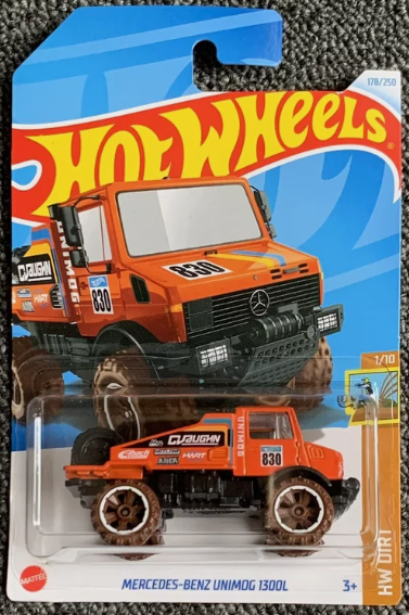 Hot Wheels 2024 #178/250 Mercedes-Benz Unimog 1300L, orange