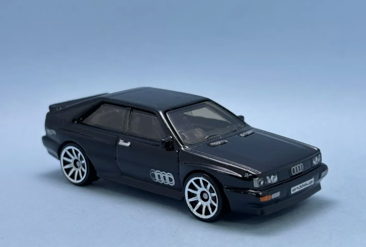 Hot Wheels 2024 #102/250 '87 Audi Quattro, NEW/LOOSE, black