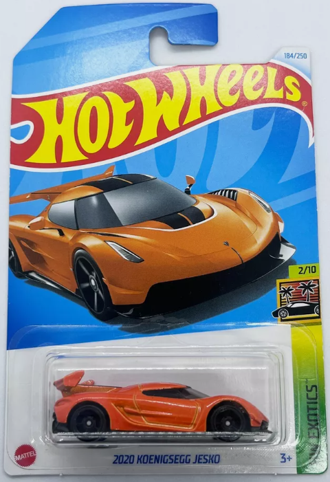 Hot Wheels 2024 #184/250 2020 Koenigsegg Jesko, orange