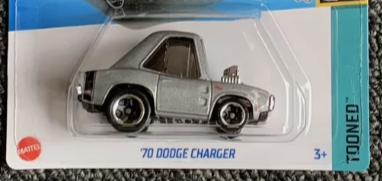 Hot Wheels 2024 #161/250 '70 Dodge Charger (Tooned), NEW/LOOSE, silver