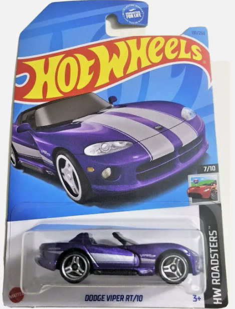 Hot Wheels 2023 #131/250 Dodge Viper RT/10, purple