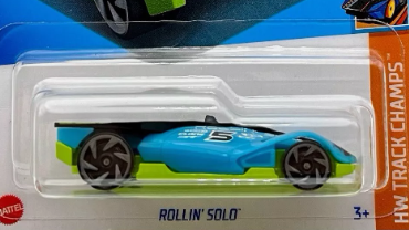 Hot Wheels 2024 #154/250 Rollin' Solo, NEW/LOOSE, light blue