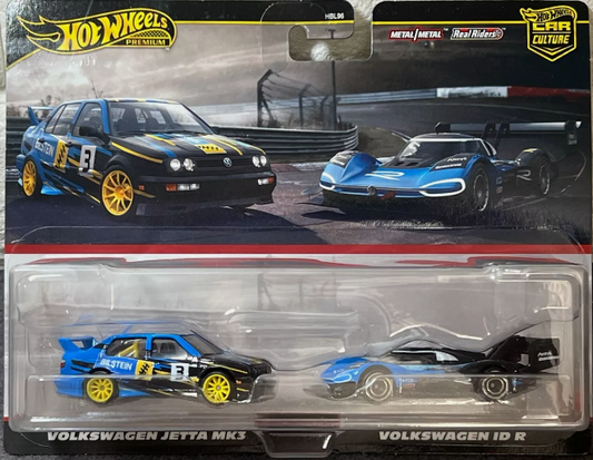 Hot Wheels Premium 2-pack Volkswagen Jetta Mk2 & Volkswagen ID R