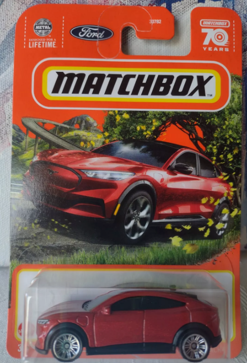 Matchbox 2023 [no number] 2021 Ford Mustang Mach-E, red