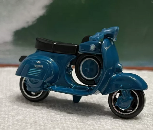 Hot Wheels 2024 #071/250 Vespa 90 SS Super Sprint (1966), NEW/LOOSE, blue/green