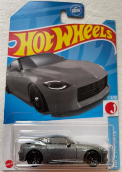 Hot Wheels 2023 #046/250 2023 Nissan Z, FROM THE VAULT EXCLUSIVE, gunmetal grey