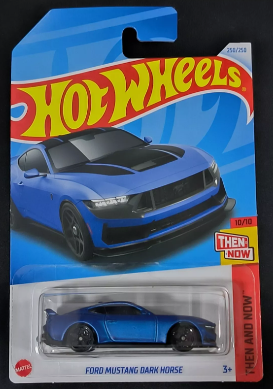 Hot Wheels 2024 #250/250 Ford Mustang Dark Horse, blue