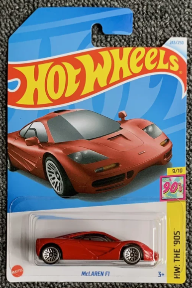 Hot Wheels 2024 #243/250 McLaren F1, red