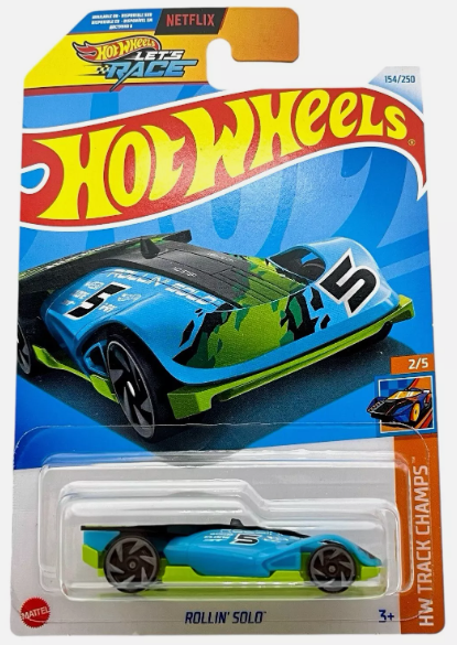 Hot Wheels 2024 #154/250 Rollin' Solo, light blue