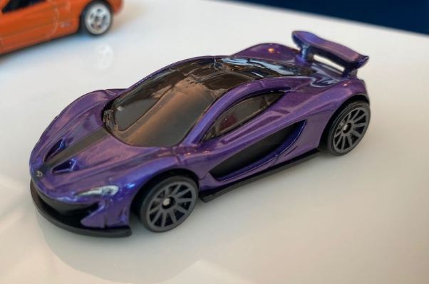 Hot Wheels 2024 #165/250 McLaren P1, KROGER EXCLUSIVE, NEW/LOOSE, purple