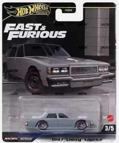 Hot Wheels Premium 2024 Fast & Furious 3/5 1987 Chevy Caprice