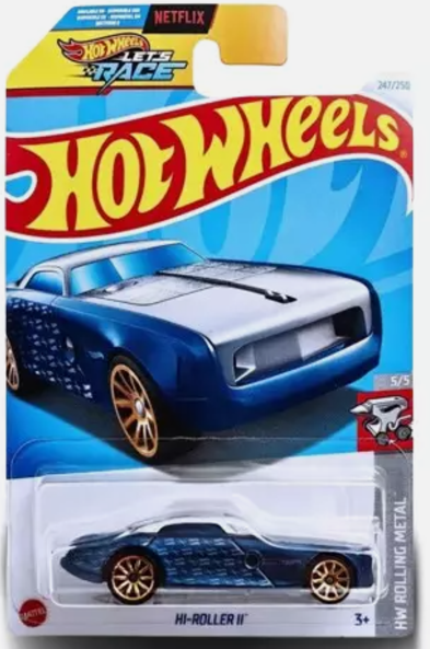 Hot Wheels 2024 #247/250 Hi-Roller II, blue