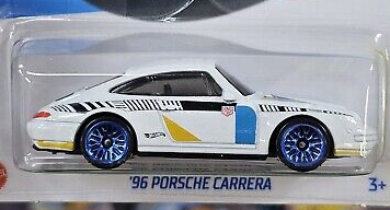 Hot Wheels 2024 #174/250 '96 Porsche Carrera, NEW/LOOSE, white