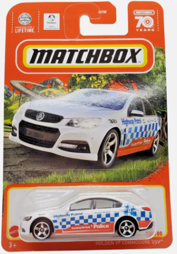 Matchbox 2023 #035/100 Holden VF Commodore SSV, white
