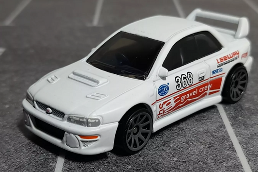 Hot Wheels 2024 #244/250 '98 Subaru Impreza 22B-STi Version, NEW/LOOSE, white