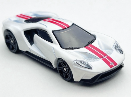 Hot Wheels 2024 #240/250 2020 '17 Ford GT, NEW/LOOSE, white