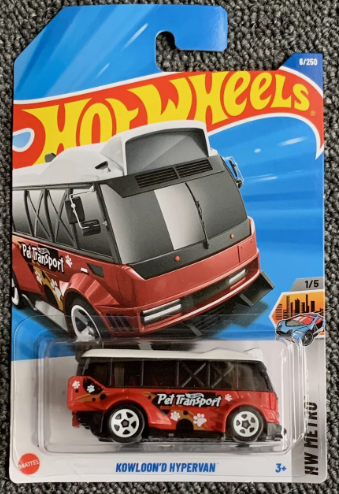 Hot Wheels 2025 #006/250 Kowloon'd Hypervan, red