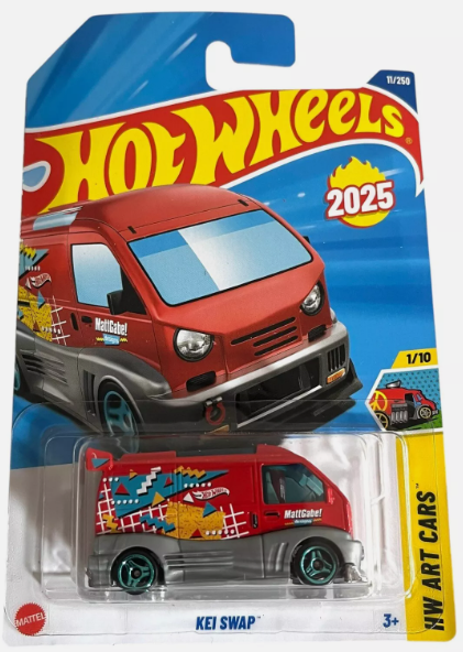 Hot Wheels 2025 #011/250 Kei Swap, red