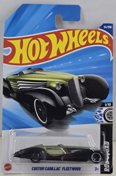 Hot Wheels 2025 #024/250 Custom Cadillac Fleetwood, green