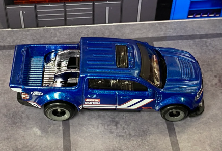 Hot Wheels 2024 #196/250 '22 Ford Maverick Custom, NEW/LOOSE, blue