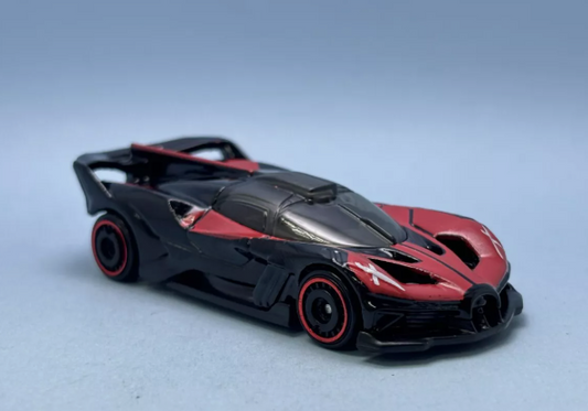 Hot Wheels 2024 #185/250 Bugatti Bolide, NEW/LOOSE, black w/red trim