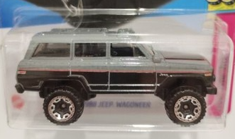 Hot Wheels 2023 #052/250 '88 Jeep Wagoneer, NEW/LOOSE, black/grey