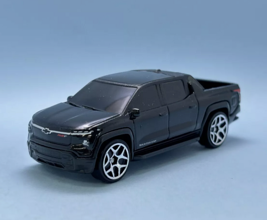 Hot Wheels 2024 #110/250 Silverado EV RST, NEW/LOOSE, black