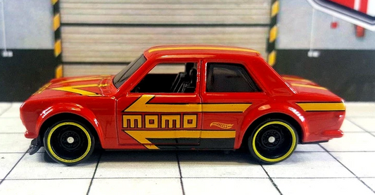 Hot Wheels 2019 #097/250 '71 Datsun 510, NEW/LOOSE, red
