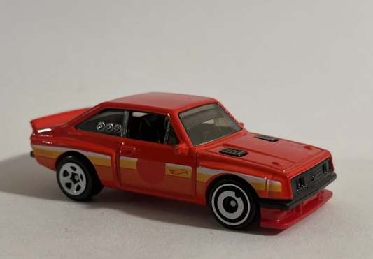 Hot Wheels 2023 #004/250 Ford Escort RS2000, NEW/LOOSE, red