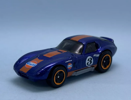 Hot Wheels 2024 #122/250 Shelby Cobra "Daytona" Coupe, NEW/LOOSE, Gulf racing dark blue