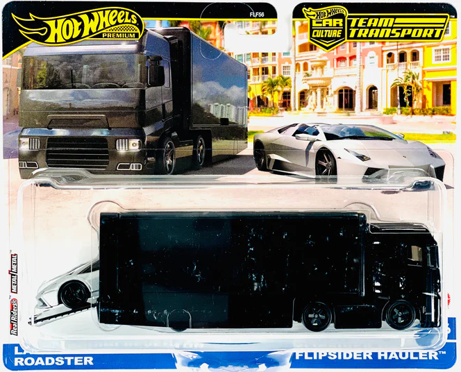 Hot Wheels Car Culture Team Transport #76 Lamborghini Reventon Roadster & Flipside Hauler