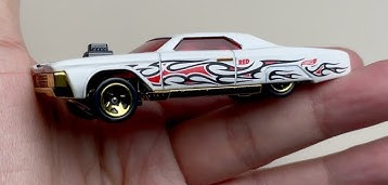 Hot Wheels 2024 #113/250 Layin' Lowrider, RED EDITION, NEW/LOOSE, white