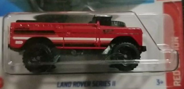 Hot Wheels 2024 #092/250 Land Rover Series II, RED EDITION, NEW/LOOSE, red