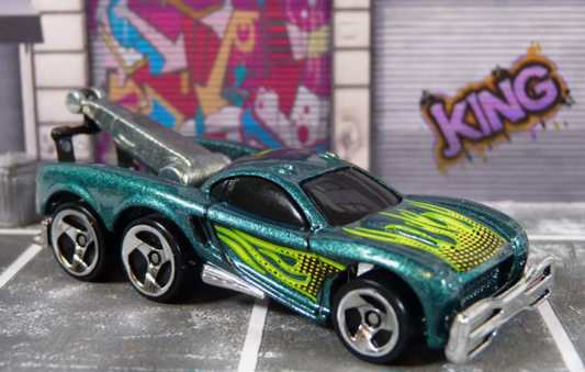 Hot Wheels 1999 #1007 Tow Jam, PREOWNED/LOOSE, green