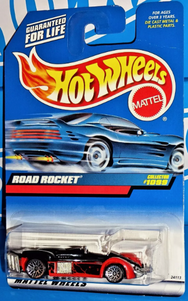 Hot Wheels 1999 #1099 Road Rocket, red