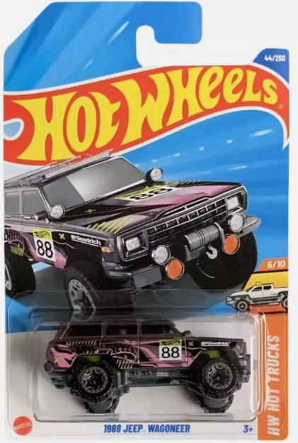 Hot Wheels 2025 #44/250 1988 Jeep Wagoneer, purple