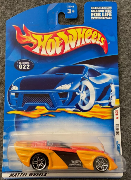 Hot Wheels 2001 First Editions #22 Shredster, yellow