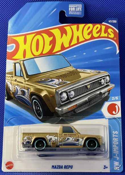 Hot Wheels 2025 #047/250 Mazda REPU, gold